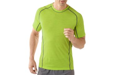 Image of Smartwool PhD Ultra Light Short Sleeve Top - Men's-SmartWool Green-Large
