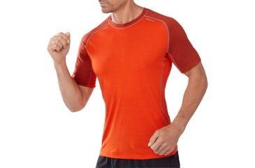 Image of PhD Ultra Light Short Sleeve Top - Mens-Bright Orange-X-Large