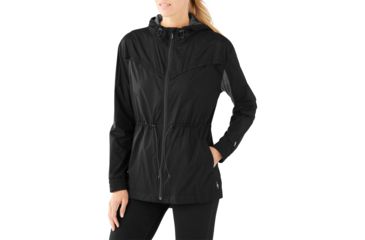 Image of Smartwool PhD Ultra Light Sport Anorak Womens, Black, L, SW016038001-L