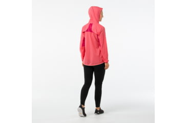 Image of Smartwool PhD Ultra Light Sport Jacket Womens, Bright Coral, L, SW016031494-L