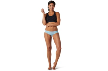 Image of Smartwool Seamless Bikini Boxed - Womens, Light Wave Blue, Extra Large, SW015130D83-XL