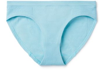 Image of Smartwool Seamless Bikini Boxed - Womens, Light Wave Blue, Extra Large, SW015130D83-XL