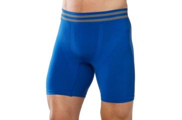 Image of Seamless Boxer Brief-Mens-Bright Blue-X-Large