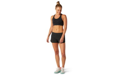 Image of Smartwool Seamless Racerback Bra - Womens, Black, Extrta Large, SW000846001XL