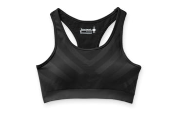 Image of Smartwool Seamless Racerback Bra - Womens, Black, Extrta Large, SW000846001XL