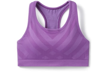 Image of Smartwool Seamless Racerback Bra - Womens, Desert Orchid, Extra Small, SW015126C96-XS
