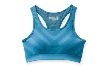 Image of Smartwool Seamless Racerback Bra - Womens, Light Ocean Abyss, Medium, SW000846F66M