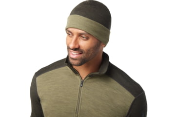 Image of Smartwool Thermal Merino Reversible Cuffed Beanie, K66 Winter Moss Heather, 1FM, SW0SW956K661FM