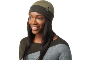 Image of Smartwool Thermal Merino Reversible Cuffed Beanie, K66 Winter Moss Heather, 1FM, SW0SW956K661FM