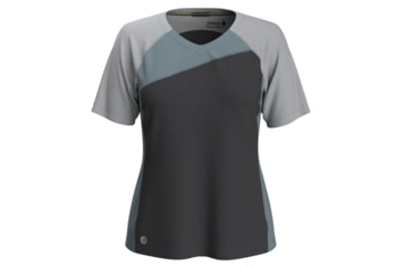 Image of Smartwool Ultralite Mountain Bike Short Sleeve Tee - Womens, Charcoal Heather, Extra Large, SW0165900101-XL