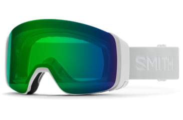 Image of Smith 4D Mag Goggle, ChromaPop Everyday Green Mirror , White Vapor, M007320OZ99XP