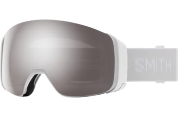 Image of Smith 4D Mag Goggle, ChromaPop Sun Platinum Mirror, White Vapor, M007320OZ995T