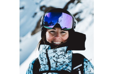 Image of Smith 4D Mag Goggle, MAG Series, Black, ChromaPop Everyday Blue Mirror Lens, M007320JX994B