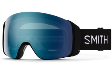 Image of Smith 4D Mag Goggle, MAG Series, Black, ChromaPop Everyday Blue Mirror Lens, M007320JX994B
