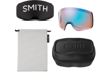 Image of Smith 4D Mag Goggle, MAG Series, Black, ChromaPop Sun Blue Mirror Lens, M007320JX994K
