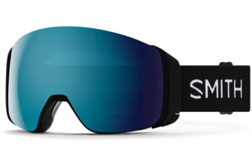 Image of Smith 4D Mag Goggle, MAG Series, Black, ChromaPop Sun Blue Mirror Lens, M007320JX994K