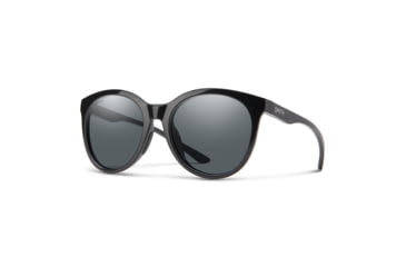 Image of Smith Bayside Sunglasses, Black Frame, Polarized Gray Lens, 20367280754M9