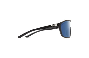 Image of Smith Boomtown Sunglasses, Matte Black Frame, ChromaPop Polarized Blue Mirror Lens, 20493200399XX