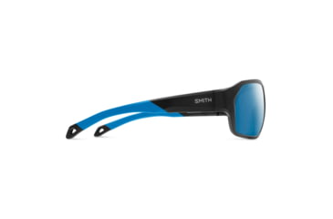 Image of Smith Deckboss Sunglasses, Matte Black Blue Frame, ChromaPop Glass Polarized Blue Mirror Lens, 204066DOF63QG