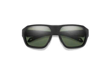 Image of Smith Deckboss Sunglasses, Matte Black Frame, ChromaPop Polarized Gray Green Lens, 20406600363L7