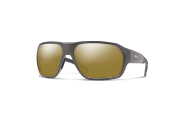 Image of Smith Deckboss Sunglasses, Matte Gravy Frame, ChromaPop Polarized Bronze Mirror Lens, 204066FRE63QE