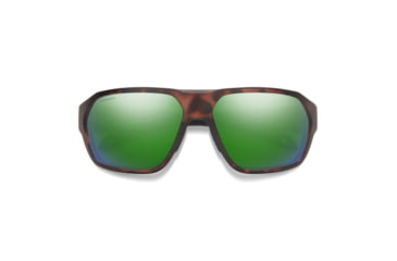 Image of Smith Deckboss Sunglasses, Matte Tortoise Frame, ChromaPop Polarized Green Mirror Lens, 204066N9P63UI