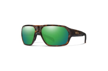 Image of Smith Deckboss Sunglasses, Tortoise Frame, ChromaPop Glass Polarized Green Mirror Lens, 20406608663UI