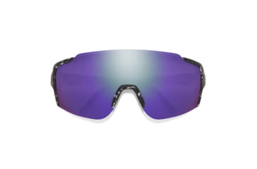 Image of Smith Flywheel Sunglasses, Matte Black Marble Frame, ChromaPop Violet Mirror Lens, 2015172MS99DI