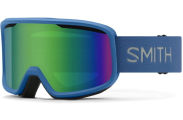 Image of Smith Frontier Goggle, Airflow Series, True Blue, Green Sol-X Mirror Lens, M004292AT99C5