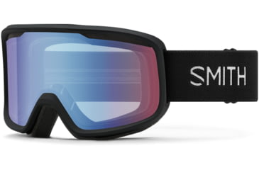 Image of Smith Frontier Low Bridge Fit Googles, Blue Sensor Mirror, Black, M004372QJ99ZF
