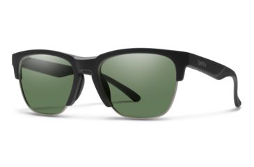 Image of Smith Haywire Sunglasses, Matte Black Frame, Chromapop Gray Green Lens, 20151800355L7