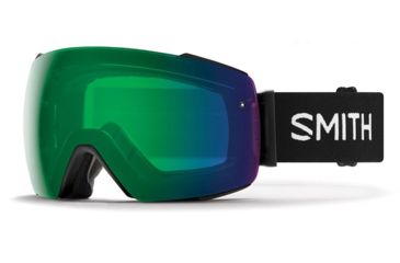 Image of Smith I/O Mag Snow Goggles - Mens, Black, Chromapop Everyday Green Mirror Lens, IM7CPGBK19