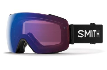Image of Smith I/O Mag Snow Goggles - Mens, Black, Chromapop Photochromic Rose Flash Lens, IM7CPZBK19