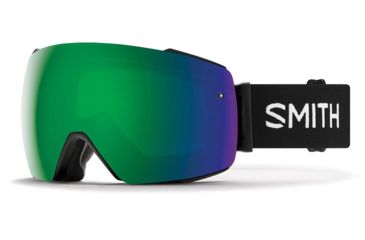 Image of Smith I/O Mag Snow Goggles - Mens, Black, Chromapop Sun Green Mirror Lens, IM7CPSBK19