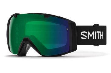 Image of Smith I/O Snow Goggles - Mens, Black, Chromapop Everyday Green Mirror Lens, II7CPGBK19