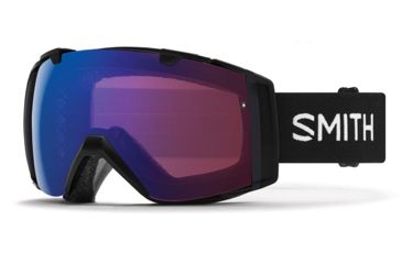 Image of Smith I/O Snow Goggles - Mens, Black, Chromapop Photochromic Rose Flash Lens, II7CPZBK19
