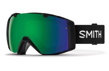 Image of Smith I/O Snow Goggles - Mens, Black, Chromapop Sun Green Mirror Lens, II7CPSBK19