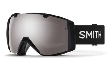 Image of Smith I/O Snow Goggles - Mens, Black, Chromapop Sun Platinum Mirror Lens, II7CPPBK19