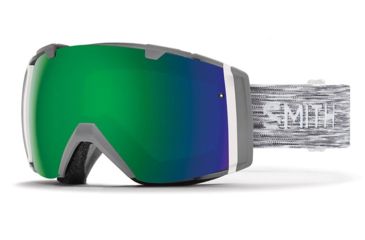 Image of Smith I/O Snow Goggles - Mens, Cloud Grey, Chromapop Sun Green Mirror Lens, II7CPSCLD19