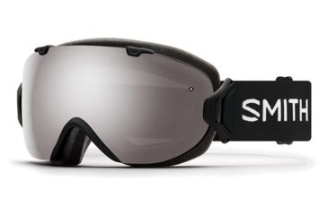 Image of Smith I/OS Snow Goggles - Womens, Black, Chromapop Sun Platinum Mirror Lens, IS7CPPBK19