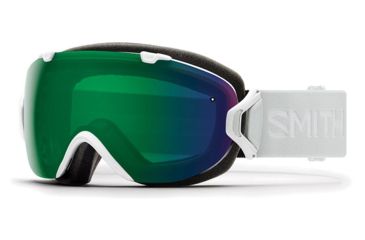 Image of Smith I/OS Snow Goggles - Womens, White Vapor, Chromapop Everyday Green Mirror Lens, IS7CPGWHV19