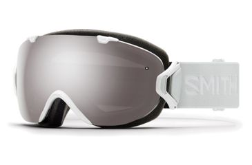 Image of Smith I/OS Snow Goggles - Womens, White Vapor, Chromapop Sun Platinum Mirror Lens, IS7CPPWHV19