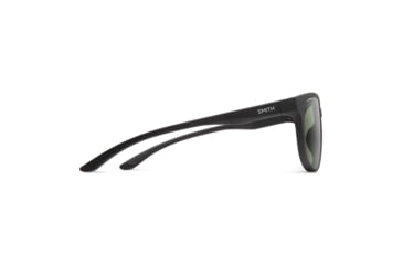 Image of Smith Lake Shasta Sunglasses, Matte Black Frame, ChromaPop Polarized Grey Green Lens, 20492800356L7