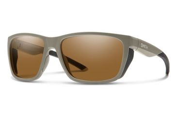 Image of Smith Longfin Elite Sunglasses, Tan 499 Frame, Brown Lens, 202328DLD5970