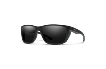 Image of Smith Longfin Sunglasses, Matte Black Frame, ChromaPop Polarized Black Lens, 201515003596N