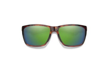 Image of Smith Longfin Sunglasses, Tortoise Frame, ChromaPop Glass Polarized Green Mirror Lens, 20522408659UI
