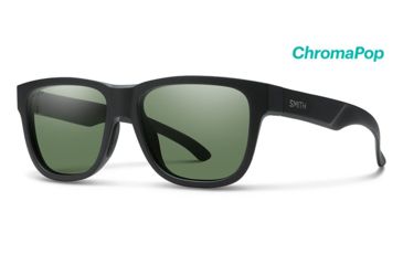Image of Smith Lowdown Slim Sunglasses, Matte Black Acid Frame, ChrommaPop Lens, LSCMGYMMBA
