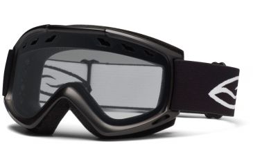 Image of Smith Optics Cascade (New) Goggles - Black Frame, Clear Lenses CS3CBK12