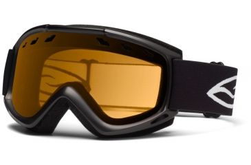 Image of Smith Optics Cascade (New) Goggles - Black Frame, Gold Lite Lenses CS3LBK12