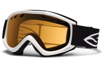 Image of Smith Optics Cascade (New) Goggles - White Frame, Gold Lite Lenses CS3LWT12